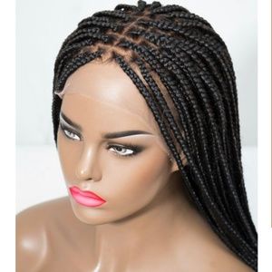Neat and Sleek Braided Wig 1B Waist Length